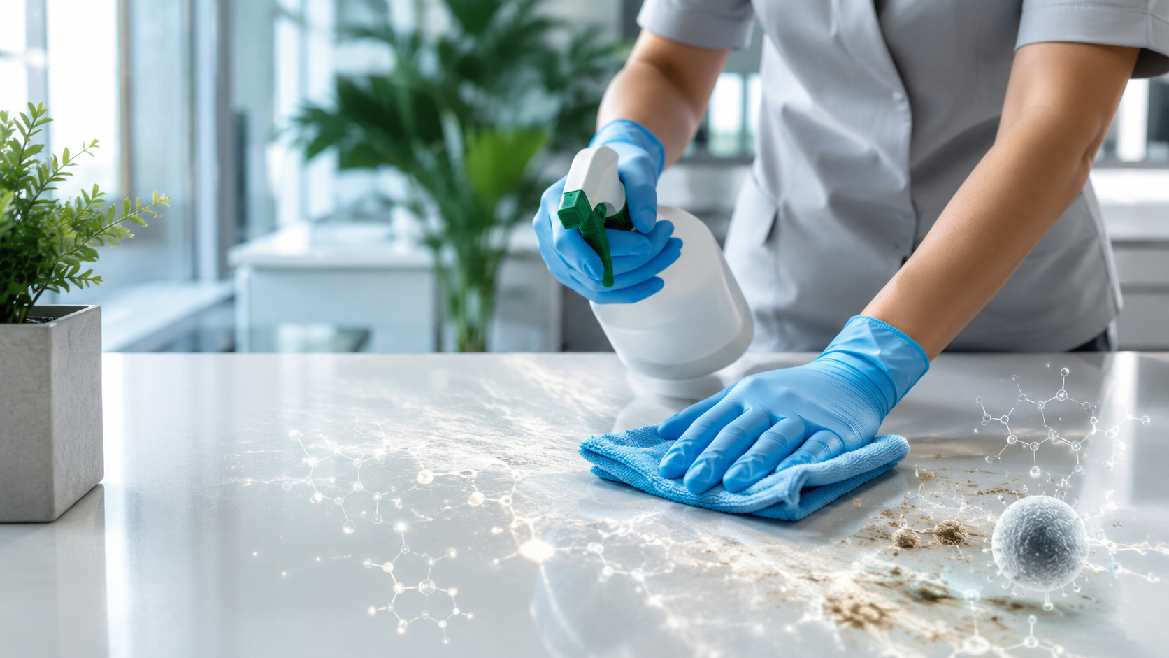 Nettoyage enzymatique réalisé par Cleaning Bio : une méthode professionnelle qui décompose efficacement les graisses, les résidus organiques et les mauvaises odeurs, tout en respectant les surfaces.