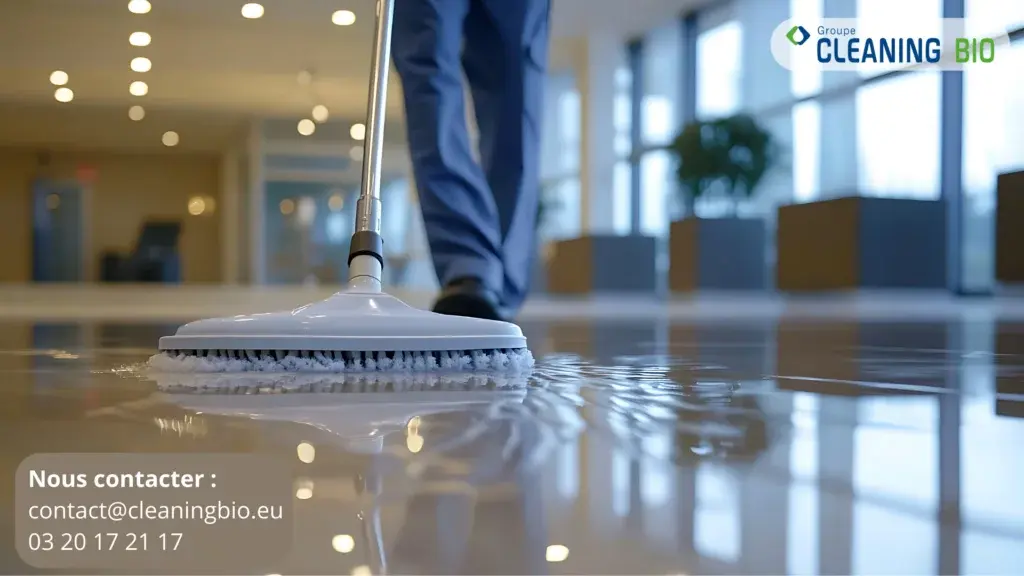 Intervention de nettoyage et remise en état par les équipes de Cleaning Bio d'un rez-de-chaussée après un dégât des eaux.